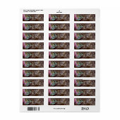 Fine Abstract Cool Cute Girly Retro Mode Etiket (Full Sheet)