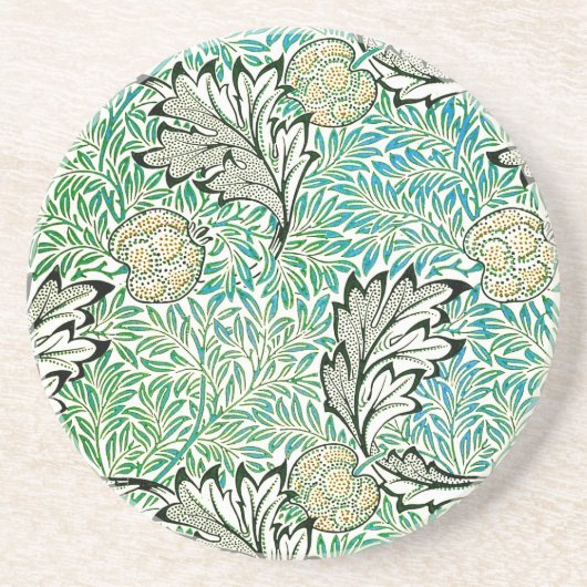 Fine Apple William Morris Wallpaper Zandsteen Onderzetter (Voorkant)