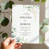 Fine Art Botanical Wedding Invitation