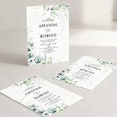 Fine Art Botanical Wedding Invitation