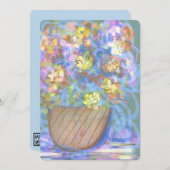 Fine Art Bright FloRAL dopamine decor Eigentijds (Voorkant / Achterkant)