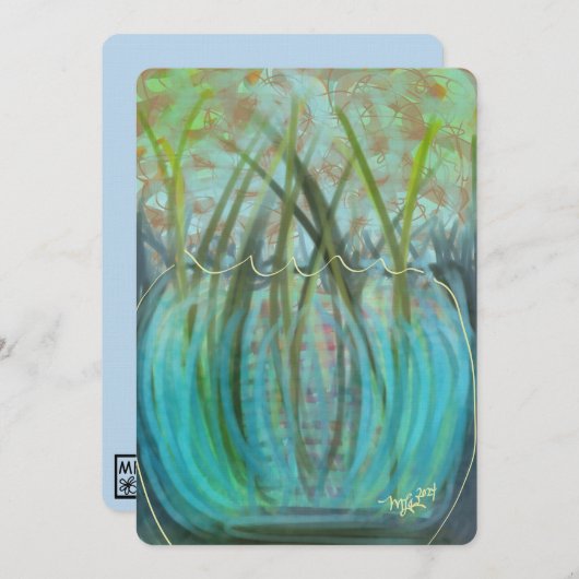 Fine Art Bright FloRAL dopamine decor Eigentijds (Voorkant / Achterkant)