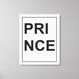 Fine Art Canvas "Prins" van Billy Bernie Afdruk