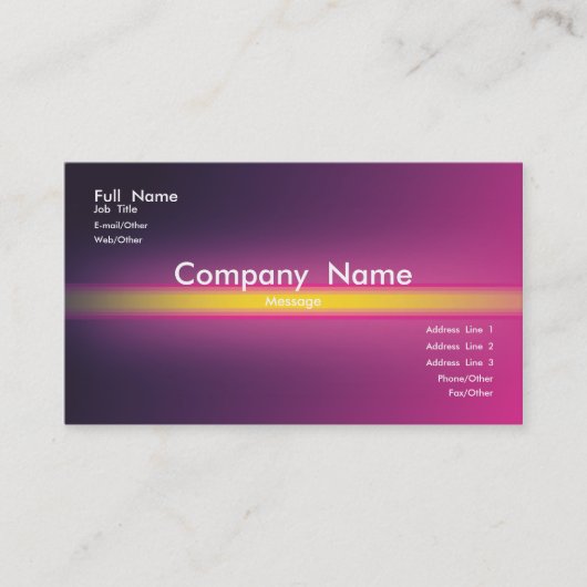 Fine Art Card Visitekaartje (Voorkant)