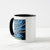 Fine Art Cup / Mok 'Island Vibes' (Voorkant links)