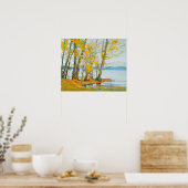 Fine Art Erhai Lake in Herfst Poster (Keuken)