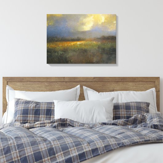 Fine Art Giclee door Darryl Glenn Steele Canvas Afdruk (Insitu (Slaapkamer))