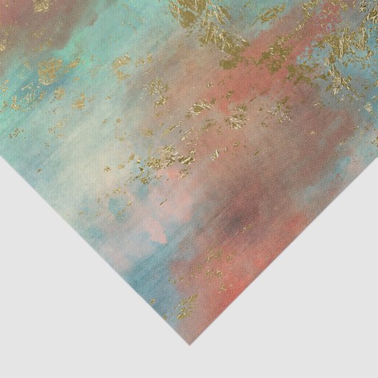 Fine Art Gold-deduplicatiedocument Tissuepapier (Detail)