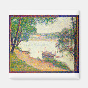Fine Art Grey Weather door Georges Seurat Magneet