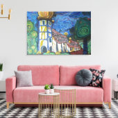 Fine art inspired by Hundertwasser Canvas Afdruk (Insitu (Woonkamer))