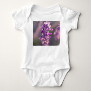 Fine Art Lavender Flower Paars Baby Onsie Romper