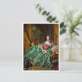 Fine Art Madame de Pompadour van Francois Boucher Briefkaart (Staand voorkant)