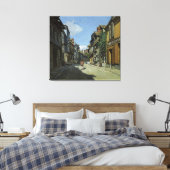 Fine Art Monet Rue de la Bavole Honfleur Canvas Afdruk (Insitu (Slaapkamer))