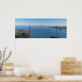 Fine Art Panorama Poster Golden Gate Bridge (Keuken)