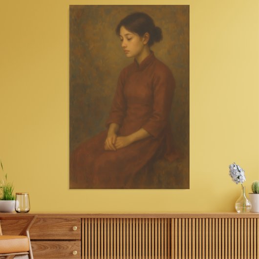 Fine Art Portrait – Museum Collection Canvas Afdruk (Insitu (Woonkamer))