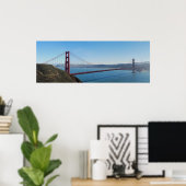 Fine Art Poster Golden Gate Bridge (Thuiskantoor)