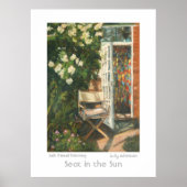 Fine Art Poster of Print - Een stoel in de zon (Voorkant)
