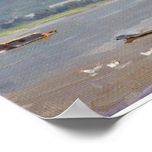 Fine Art River Li sur Dusk Poster (Coin)