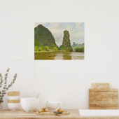 Fine Art Shutong Mountain in het Poster van Yanshu (Keuken)