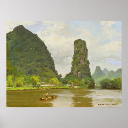 Fine Art Shutong Mountain in het Poster van Yanshu (Voorkant)