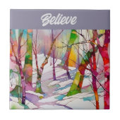 Fine Art tegel "Geloof" Tegeltje (Voorkant)