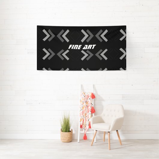 Fine Art Tekst Party Decor Pijlen Afbeelding Banne Spandoek (Insitu)