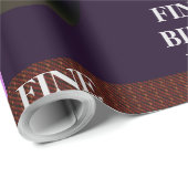 FINE BIRTH DAY_Gift_ROYAL PAARS_GRAY_BLUE_BLACK Cadeaupapier (Rol Hoek)