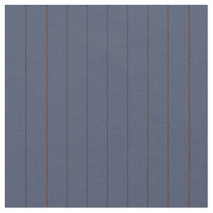 Fine Burgundy op Blue Stripe Stof