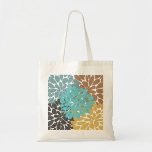 Fine Cute Cool Girly Retro Floral Mode Tote Bag