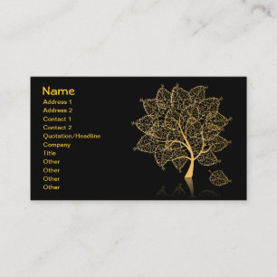 Fine Cute Cool Girly Retro Floral Mode Visitekaartje