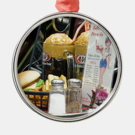 Fine Dining Metalen Ornament (Voorkant)