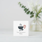 Fine Dining Restaurant Visitekaartje (Staand voorkant)