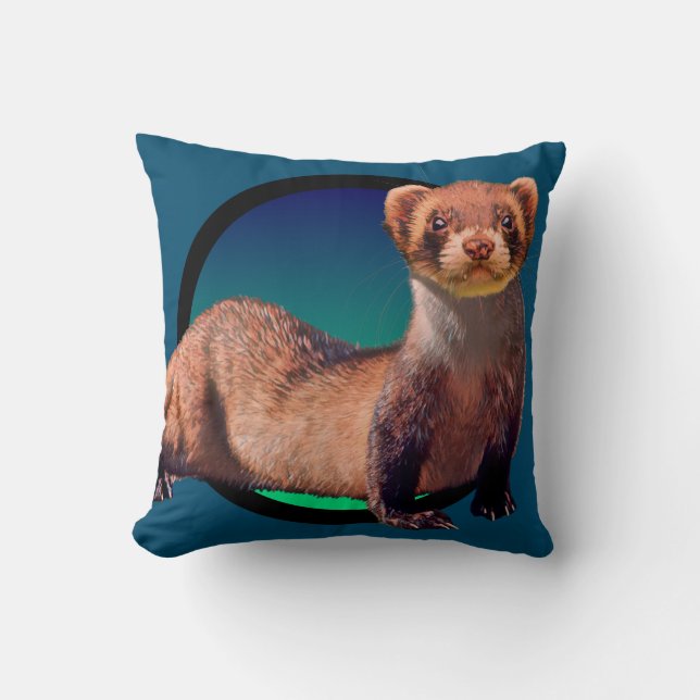 Fine Ferret Kussen (Voorkant)