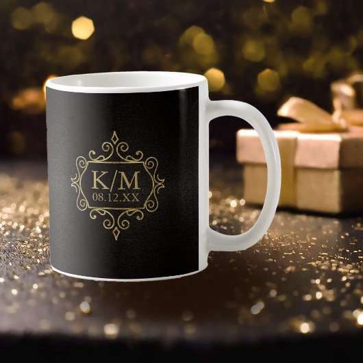 Fine Filigree Gold Wedding ID871 Koffiemok