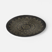 Fine Filigree Gold Wedding ID871 Papieren Bordje (Gekanteld)