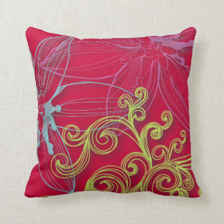 Fine Flower Cool Cute Girly Retro Floral Kussen