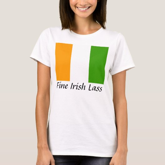 Fine Irish Lass T-shirt (Voorkant)