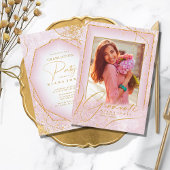 Fine Lines Gold Abstract Afstuderen Mauve ID907