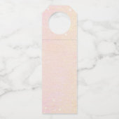 Fine Lines Gold Abstract Wedding Blush ID867 Flessenhanger (Achterkant)