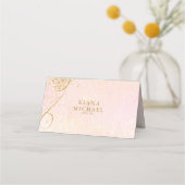 Fine Lines Gold Abstract Wedding Table B ID867 (Achterkant)