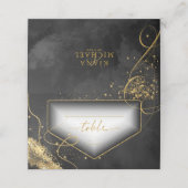 Fine Lines Gold Abstract Wedding Table Bk ID867 (Buitenkant ongevouwen)