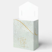 Fine Lines Gold Abstract Wedding V1 Sage ID867 Bedankdoosjes (Geopend)