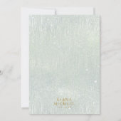 Fine Lines Gold Abstrait Mariage Menu V1 Sg ID867 (Dos)