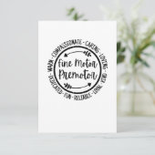 Fine Motor Premotory Occupational Therapist Bedankkaart (Staand voorkant)