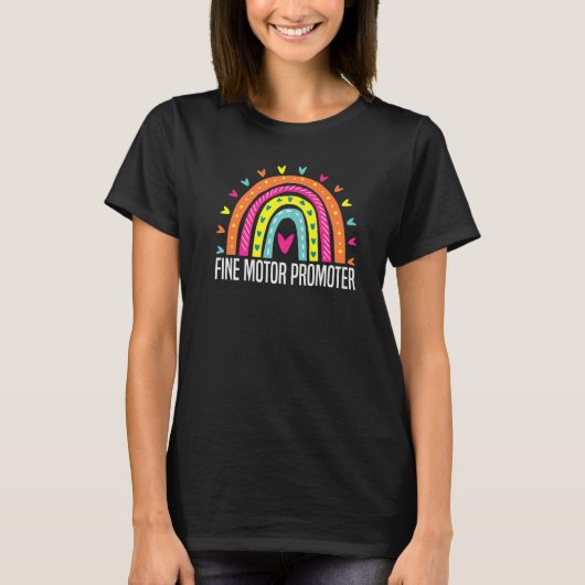 Fine Motor Promoter Occupational Therapy OT Job Th T-shirt (Voorkant)