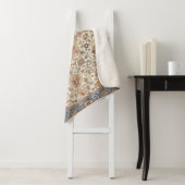 Fine Persia Tabriz Blue Rust Oranje  Sherpa Deken (In situ)