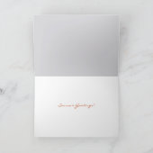 Fine Snowy Branches Season's Greetings Kaart (Binnen)