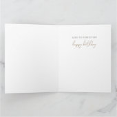 Fine Whiskey Birthday Folded Wenskaart Kaart (Binnen)