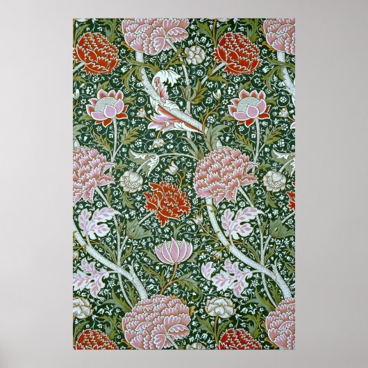 Fine William Morris Floral Pattern Poster (Voorkant)