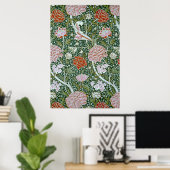 Fine William Morris Floral Pattern Poster (Thuiskantoor)